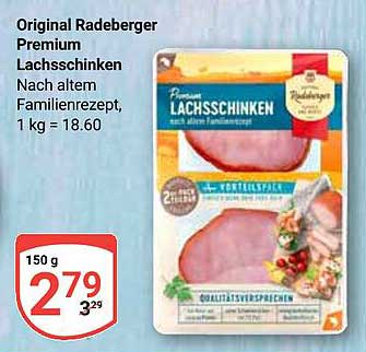 Original Radeberger Premium Lachsschinken