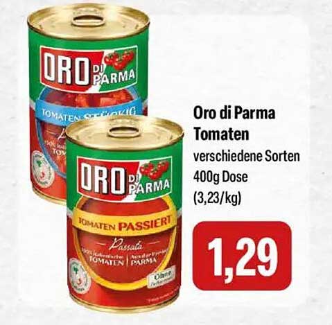 Oro di Parma Tomaten verschiedene Sorten 400g Dose