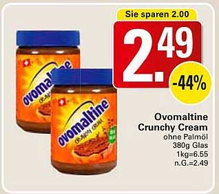 Ovomaltine Crunchy Cream 380g Glas