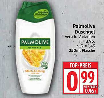 Palmolive Duschgel Milch & Honig 250ml Flasche