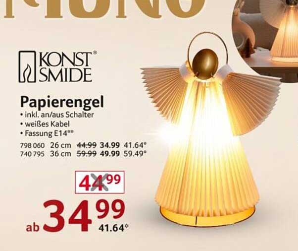 Papierengel von Konstsmide – viel mehr als nur eine Lampe