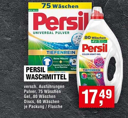 PERSIL WASCHMITTEL - Verschiedene Ausführungen