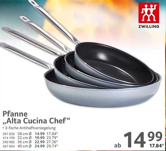 Pfanne „Alta Cucina Chef“ - 3-fache Antihaftversiegelung