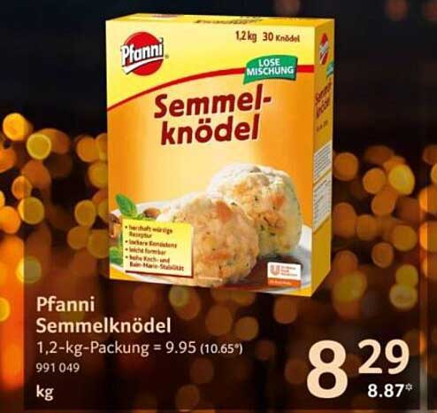 Pfanni Semmelknödel 1,2 kg - Lose Mischung