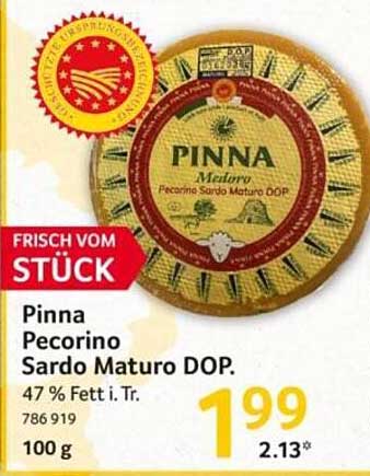 Pinna Pecorino Sardo Maturo DOP