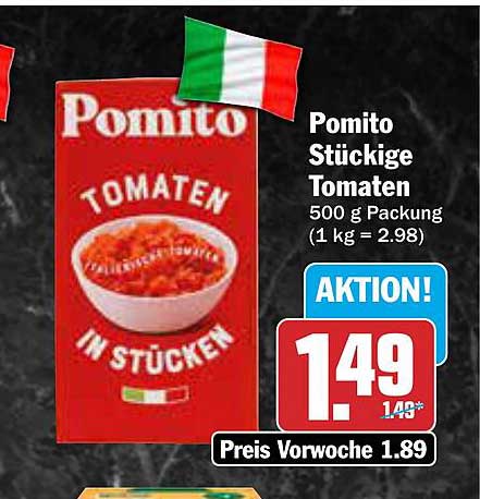 Pomito Stückige Tomaten 500 g