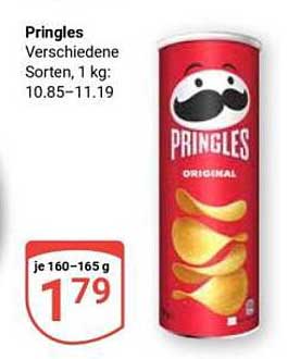 Pringles Original 160-165 g (verschiedene Sorten)