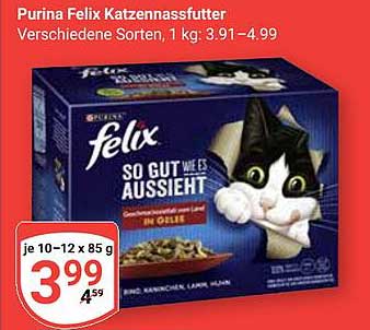 Purina Felix Katzennassfutter - Verschiedene Sorten