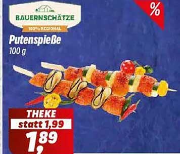 Putenspieße 100 g