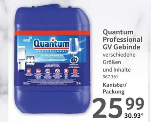 Quantum Professional GV Gebinde - Kanister/Packung