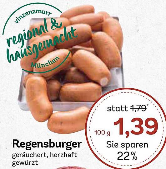 Regensburger - geräuchert, herzhaft gewürzt