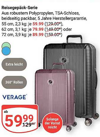 Reisegepäck-Serie von VERAGE - ab 59,99 €