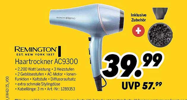 Remington Haartrockner AC9300