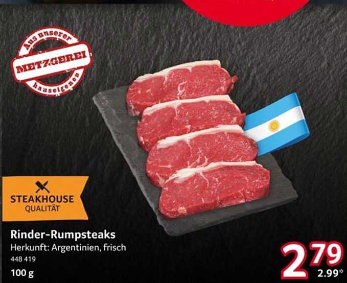 Rinder-Rumpsteaks - Frisch aus Argentinien