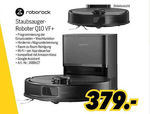 Roborock Staubsauger-Roboter Q10 VF+