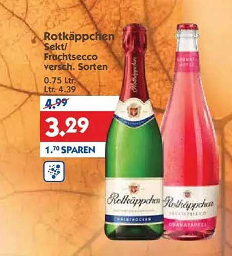 Rotkäppchen Sekt/Fruchtsecco verschiedene Sorten 0,75 L