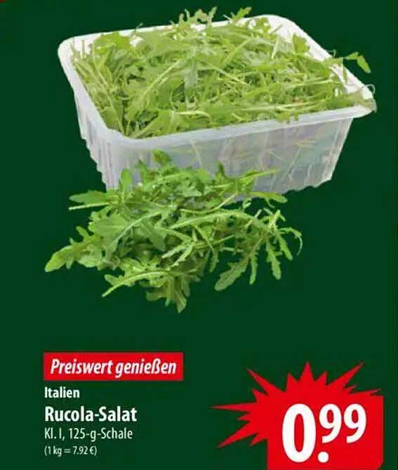 Rucola-Salat 125-g-Schale