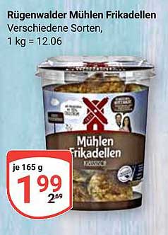 Rügenwalder Mühlen Frikadellen, verschiedene Sorten