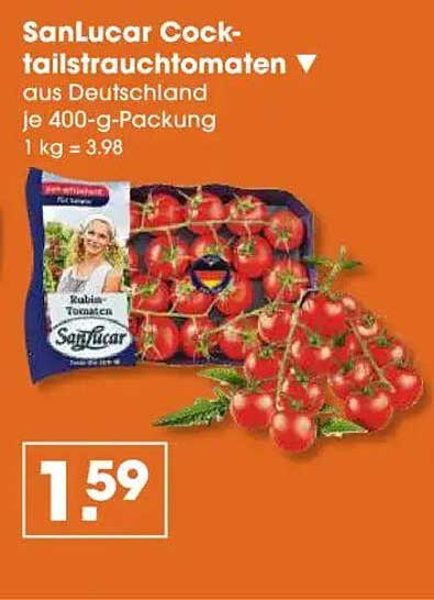 SanLucar Cocktailstrauchtomaten aus Deutschland je 400-g-Packung