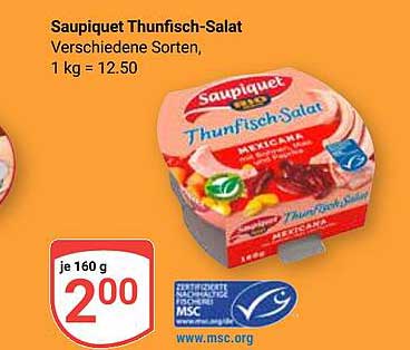 Saupiquet Thunfisch-Salat - Verschiedene Sorten