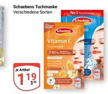 Schaebens Tuchmaske - Verschiedene Sorten