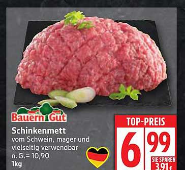 Schinkenmette vom Schwein - mager und vielseitig verwendbar