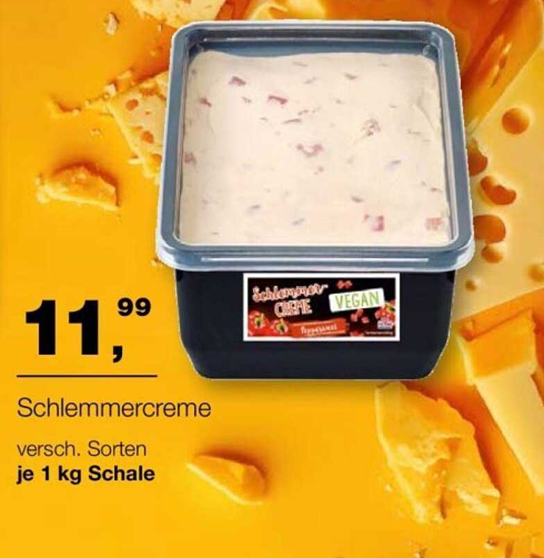 Schlemmercreme - verschiedene Sorten, je 1 kg Schale