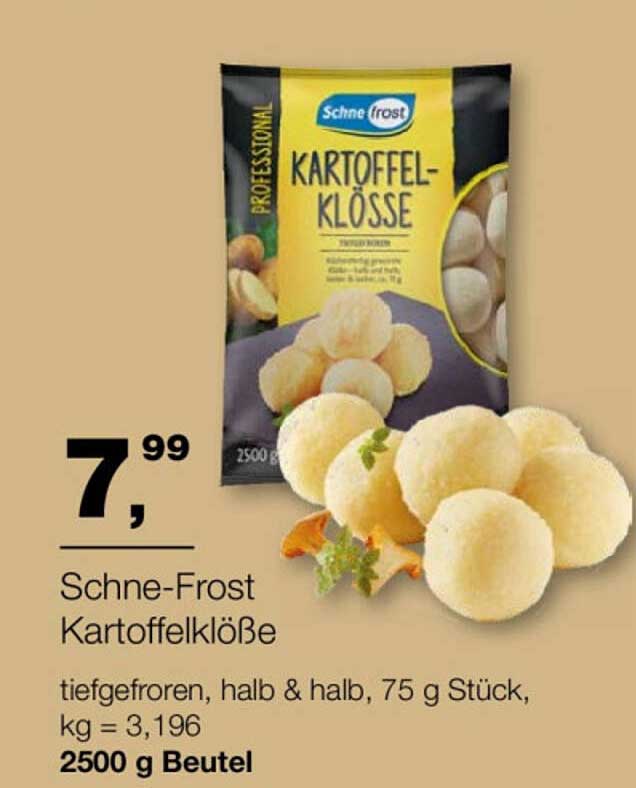 Schne-Frost Kartoffelklöße
