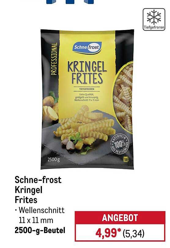 Schne-frost Kringel Frites 2500 g