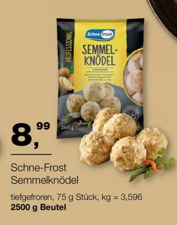 Schne-Frost Semmelknödel 2500 g Beutel