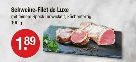 Schweine-Filet de Luxe mit feinem Speck umwickelt, küchenfertig