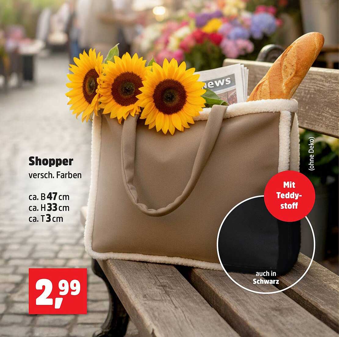 Shopper verschieden Farben
