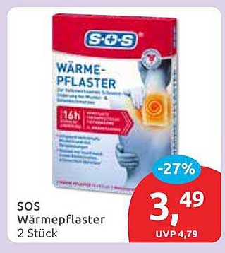 SOS Wärmepflaster 2 Stück
