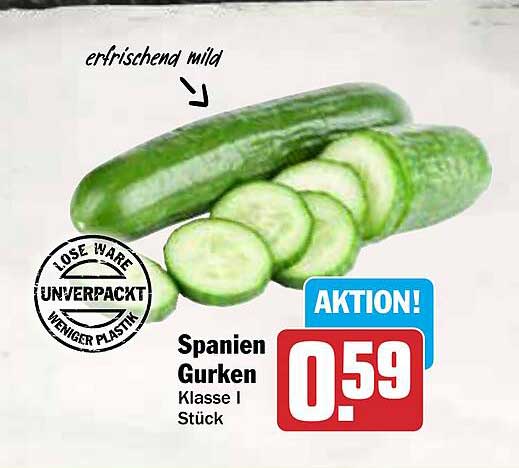 Spanien Gurken Klasse I Stück