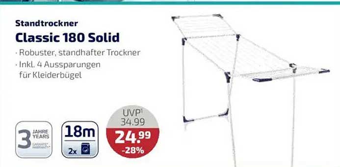 Standtrockner Classic 180 Solid