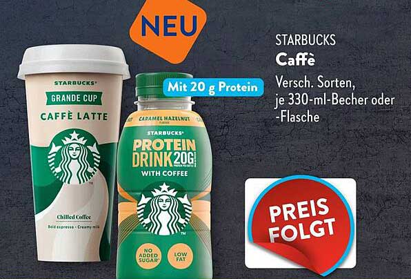 STARBUCKS Caffè Protein Drink 20g mit Kaffee