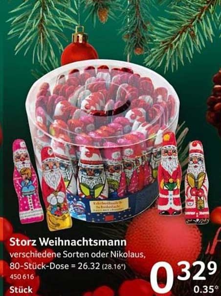 Storz Weihnachtsmann verschiedene Sorten oder Nikolaus