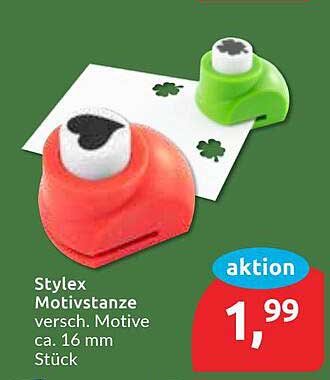 Stylex Motivstanze - verschiedene Motive, ca. 16 mm