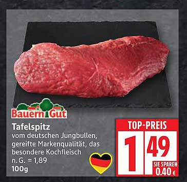 Tafelspitz vom deutschen Jungbullen – Gepriesene Markenqualität!