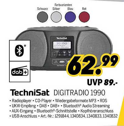 TechniSat DIGITRADIO 1990 - Ihr perfekter Audio-Begleiter