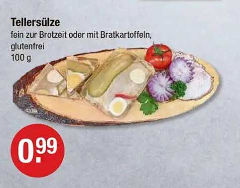 Tellersülze - fein zur Brotzeit oder mit Bratkartoffeln, glutenfrei
