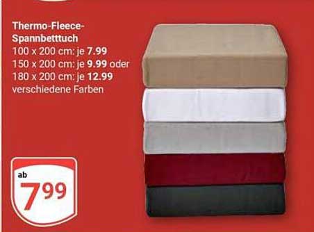 Thermo-Fleece-Spannbettuch