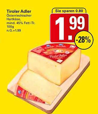 Tiroler Adler – Österreichischer Hartkäse