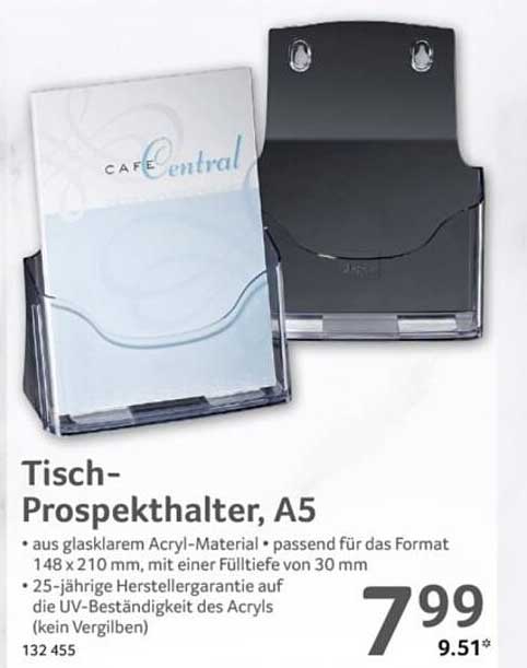 Tisch-Prospekthalter, A5