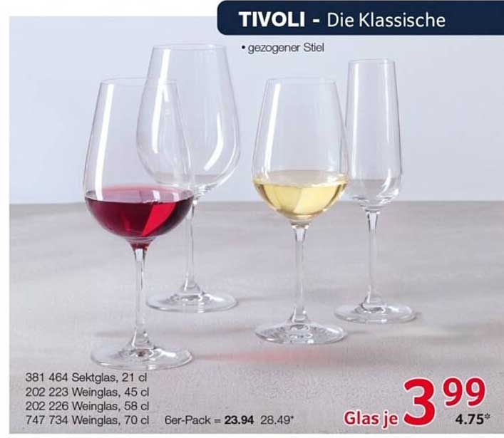 TIVOLI - Die Klassische Weingläser im 6er-Pack