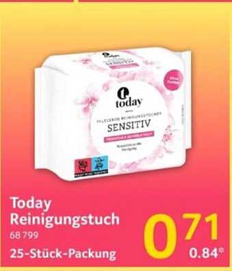 Today Reinigungstuch 25-Stück-Packung