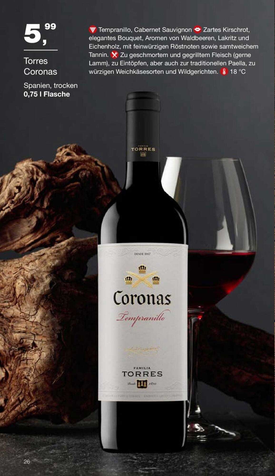 Torres Coronas - Tempranillo, Cabernet Sauvignon