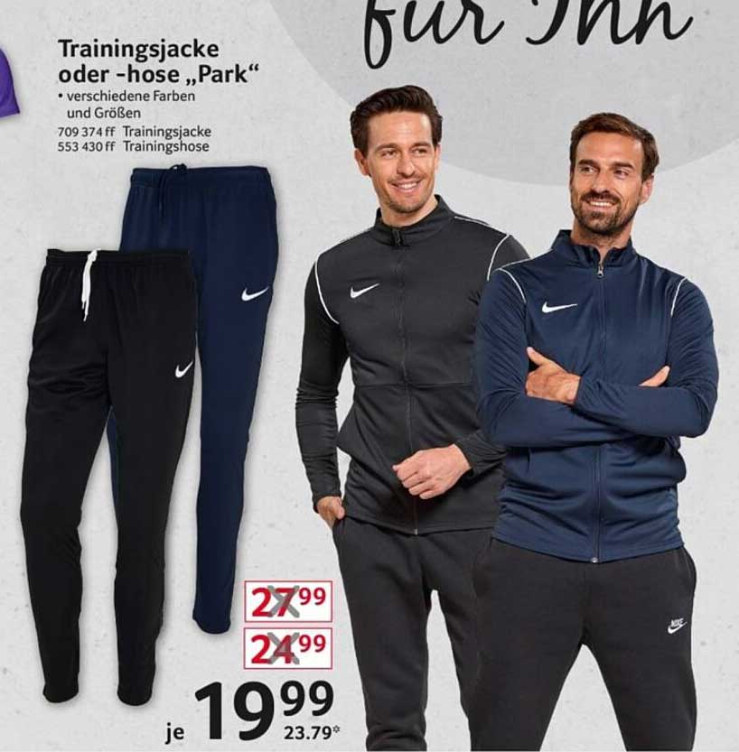 Trainingsjacke oder -hose „Park“