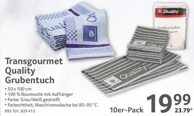 Transgourmet Quality Grubentuch 10er-Pack