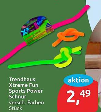 Trendhaus Xtreme Fun Sports Power Schnur - verschiedene Farben
